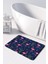 Sevimli Tasarımlı Mikrofiber Banyo Paspası, Kaymaz Taban, Makinede Yıkanabilir (40X60) 2