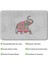 Sevimli Tasarımlı Mikrofiber Banyo Paspası, Kaymaz Taban, Makinede Yıkanabilir (40X60) 4