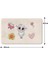 Sevimli Tasarımlı Mikrofiber Banyo Paspası, Kaymaz Taban, Makinede Yıkanabilir (40X60) 3