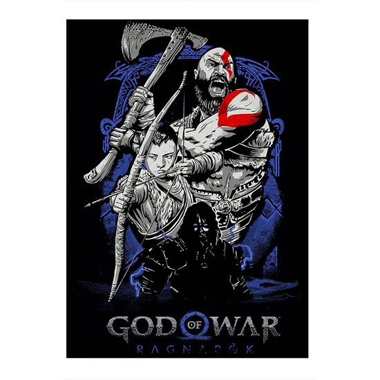 Ekart God Of War Model Ahşap Tablo 32CM X44CM Fiyatı