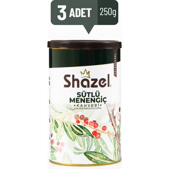 Shazel Sütlü Menengiç Kahvesi- 3'lü X 250 gr