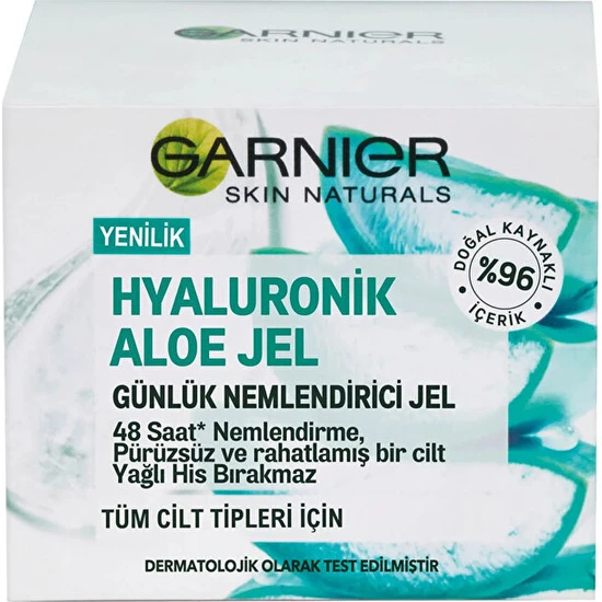 Hyaluronik Nemlendirici Jel Aloe Vera  50 ml