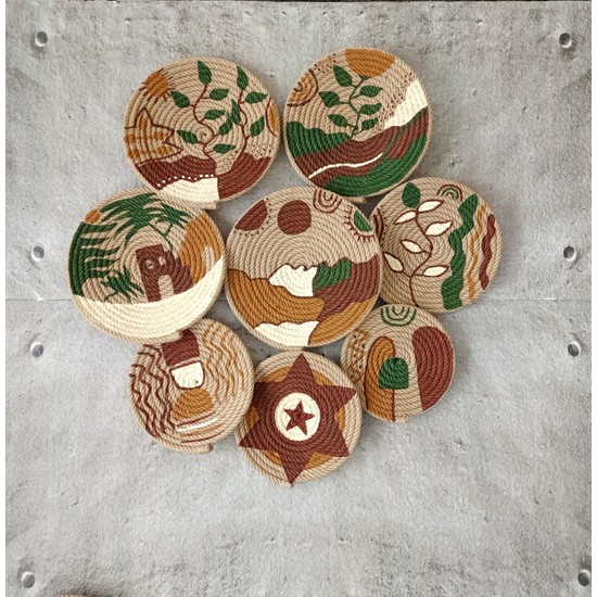 Atlas Home Art 8 Parça Afrikan Duvar Tabağı Seti Fiyatı Atlas Home Art 8 Parça Afrikan Duvar Tabağı Seti Fiyatı