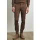 ALTINYILDIZ CLASSICS Erkek Camel Slim Fit Dar Kesim Armürlü Esnek Casual Pantolon