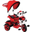 Babyhope 127 Little Panda Ebeveyn Kontrollü Tenteli Müzikli Tricycle Üç Teker Bisiklet -Kırmızı/Siyah