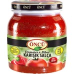 Öncü Domates Biber Salça 1600 gr Az Acılı Organik Ürün Türkiye Menşeli