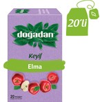 Doğadan Elma Çayı 20 Poşet Soğuk İçecek Olarak Tüketilebilen Yerli Üretim Bitki Çayı