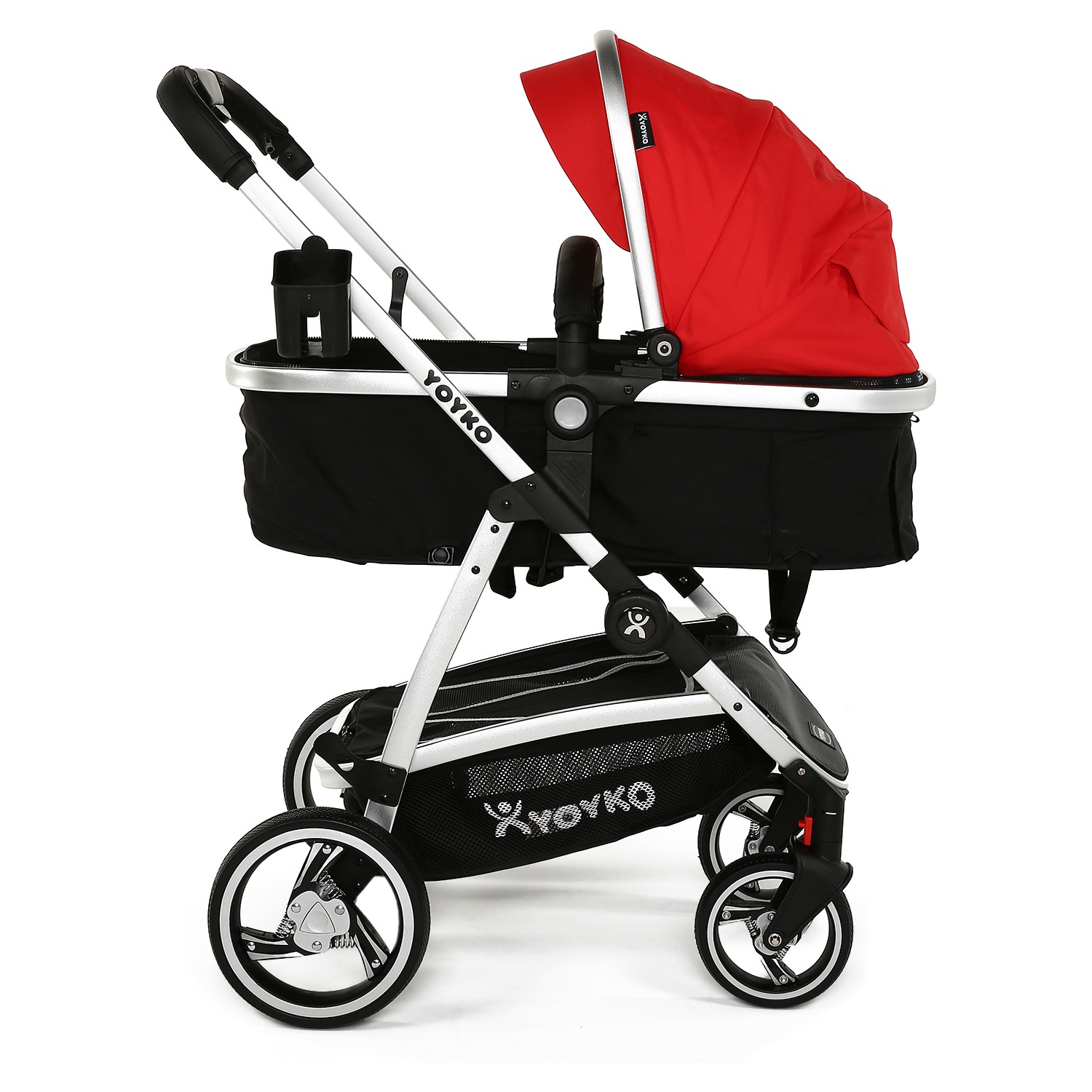 Yoyko City Seyahat Sistem Bebek Arabası 3 İn 1 Kırmızı Fiyatı