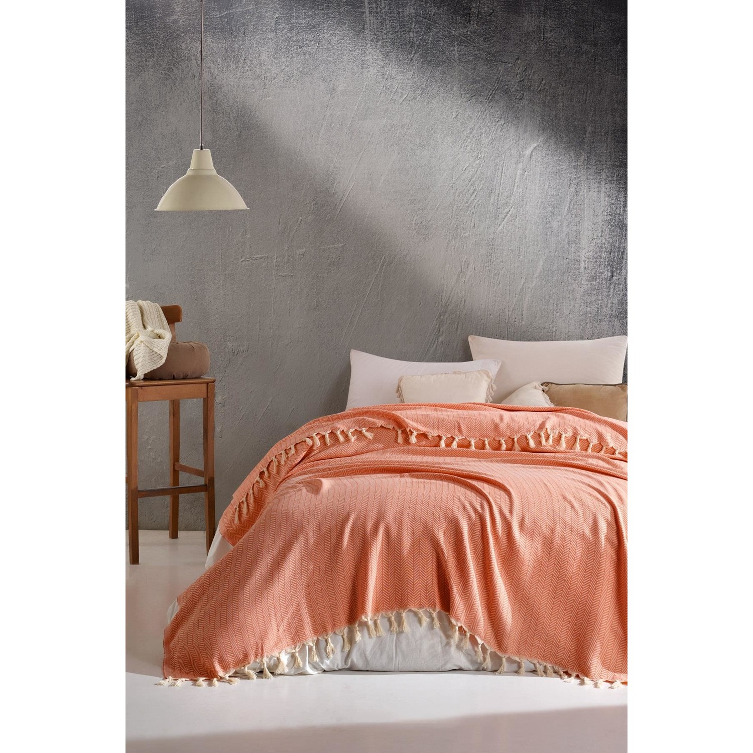 Lady Moda 100 Pamuklu Çift Kişilik Yatak Örtüsü Nancy Lady Moda 100 Pamuklu Çift Kişilik Yatak Örtüsü Nancy