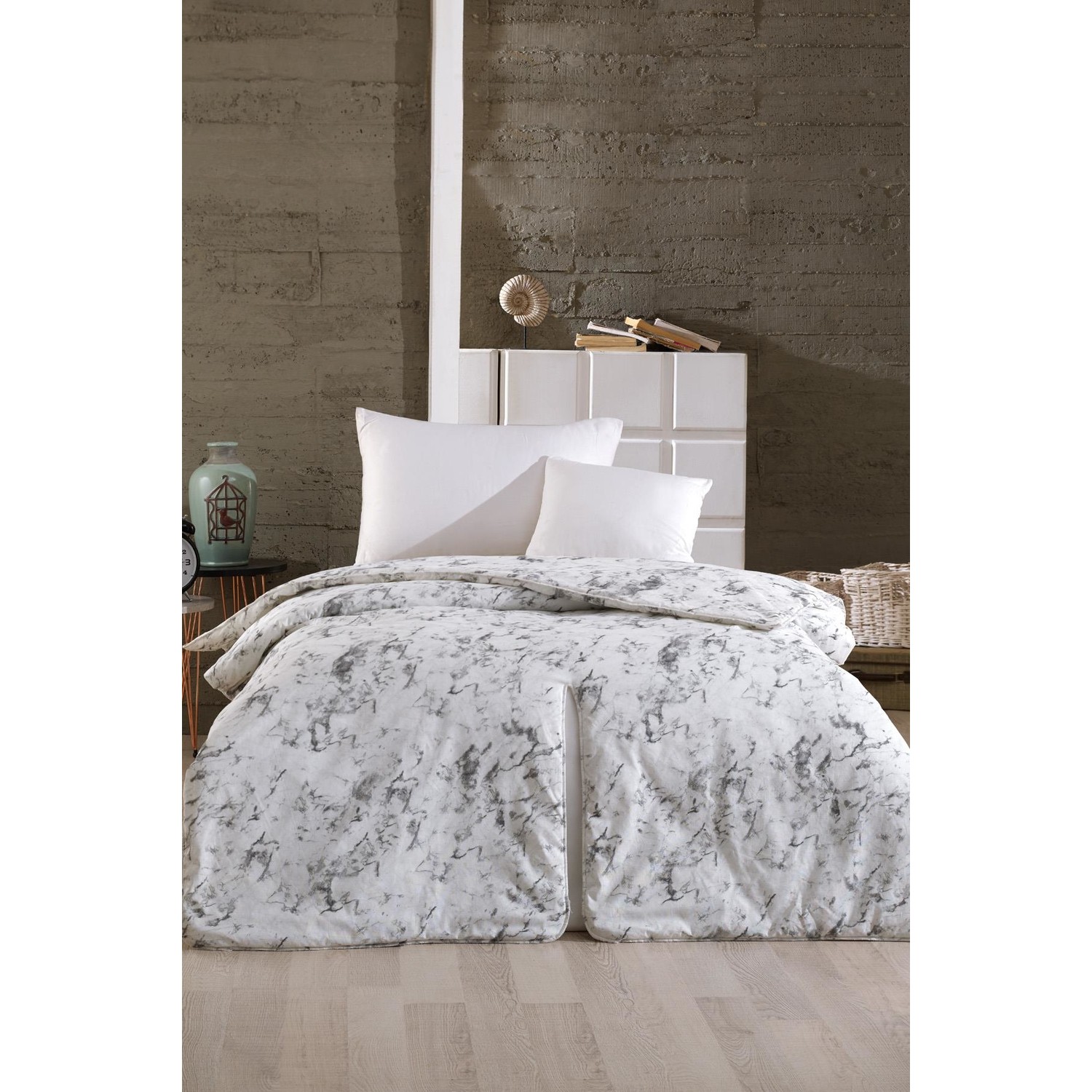 Lady Moda Tek Kişilik Silikon Dolgulu Yatak Örtüsü