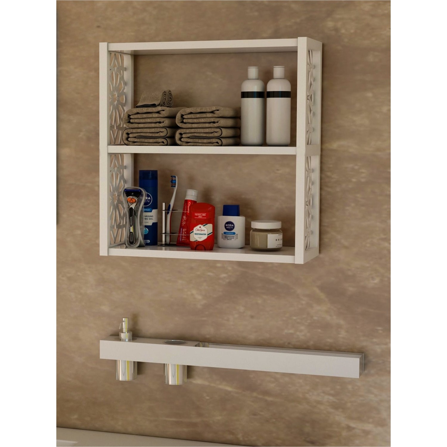 Pratico Dekoratif Duvar Rafı Beyaz 50 x 45 x 20 cm Fiyatı Pratico Dekoratif Duvar Rafı Beyaz 50 x 45 x 20 cm Fiyatı