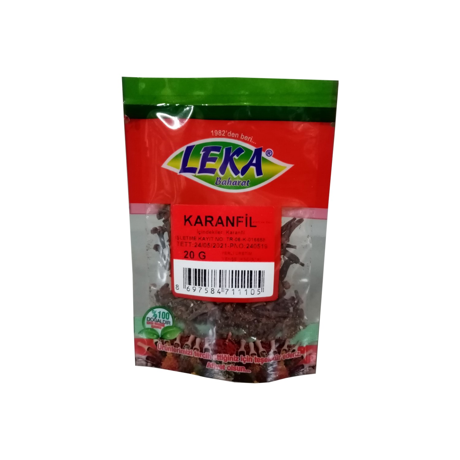 Leka Baharat Karanfil 20 gr Fiyatı Taksit Seçenekleri