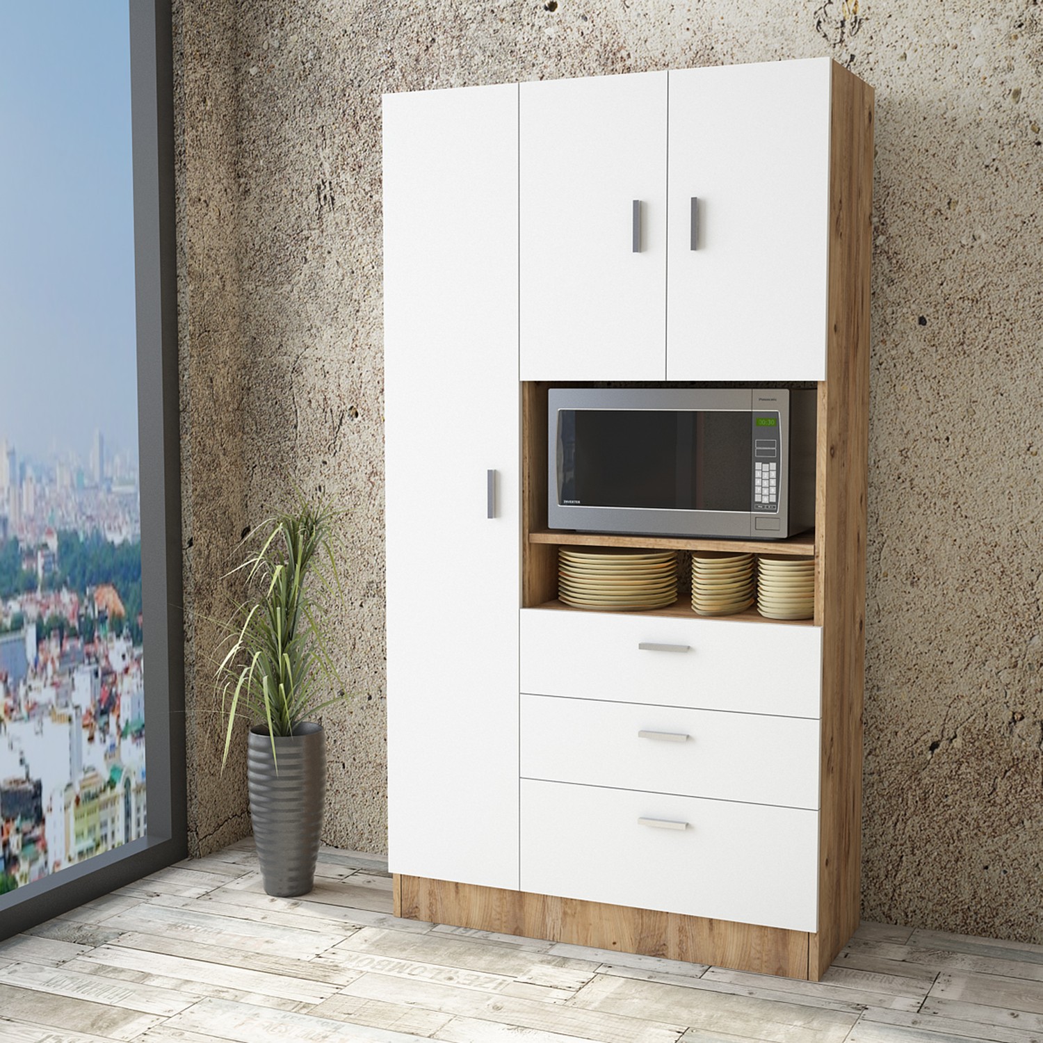 Yurudesign Grand Çok Amaçlı Mutfak Banyo Dolabı Raf Fiyatı