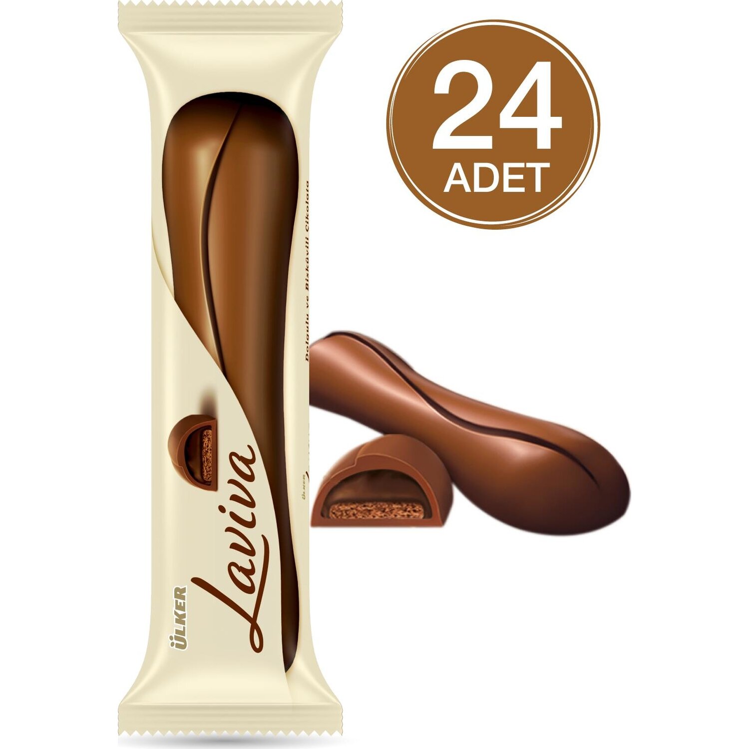 Ülker Laviva Dolgulu ve Bisküvili Çikolata 24 Adet Fiyatı