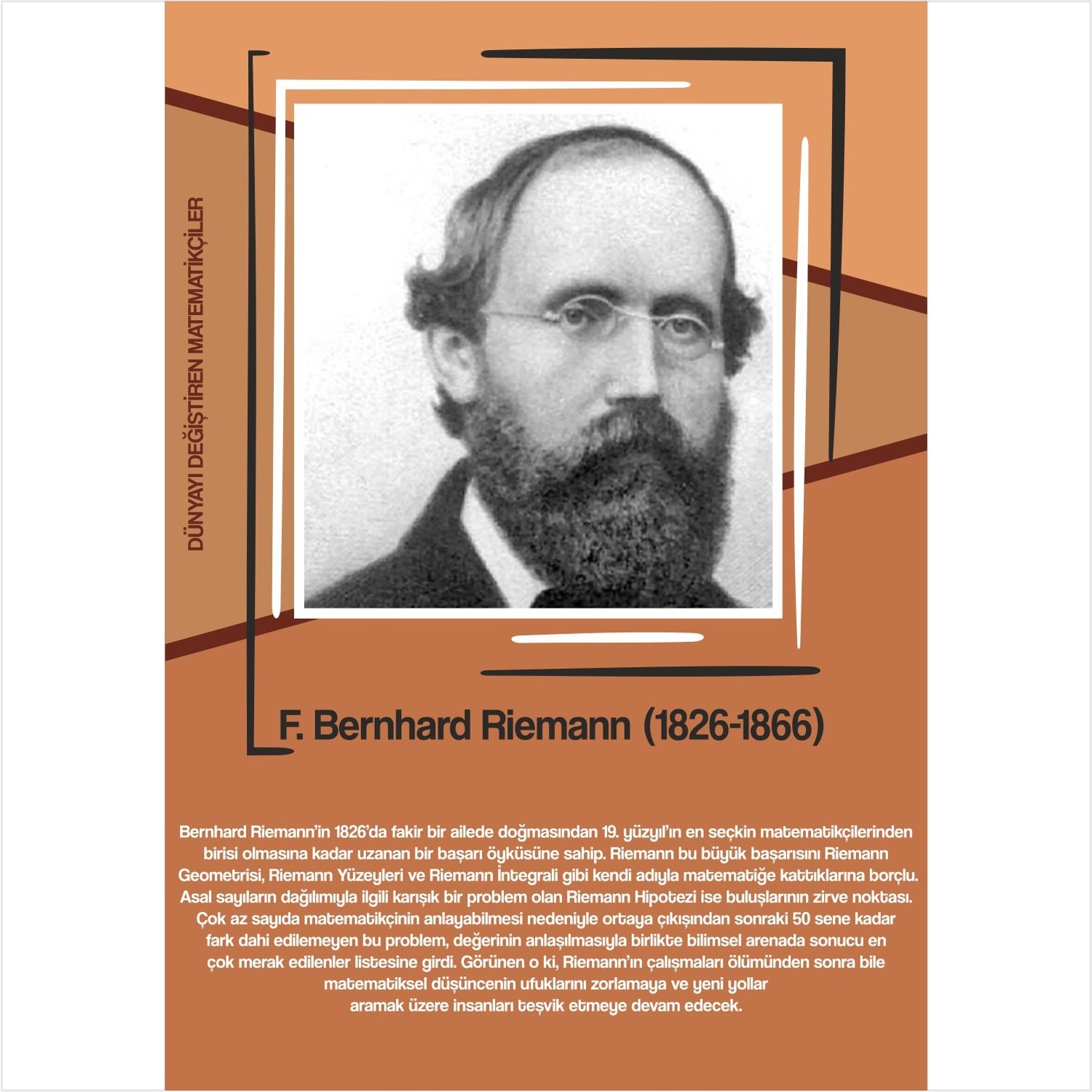 Okulposteri F. Bernhard Riemann Matematik Sokağı Posterleri Fiyatı