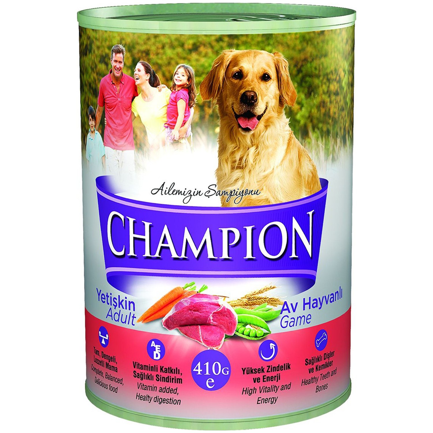Champion Av Hayvanlı Yaş Köpek Konserve Maması 410 gr Fiyatı