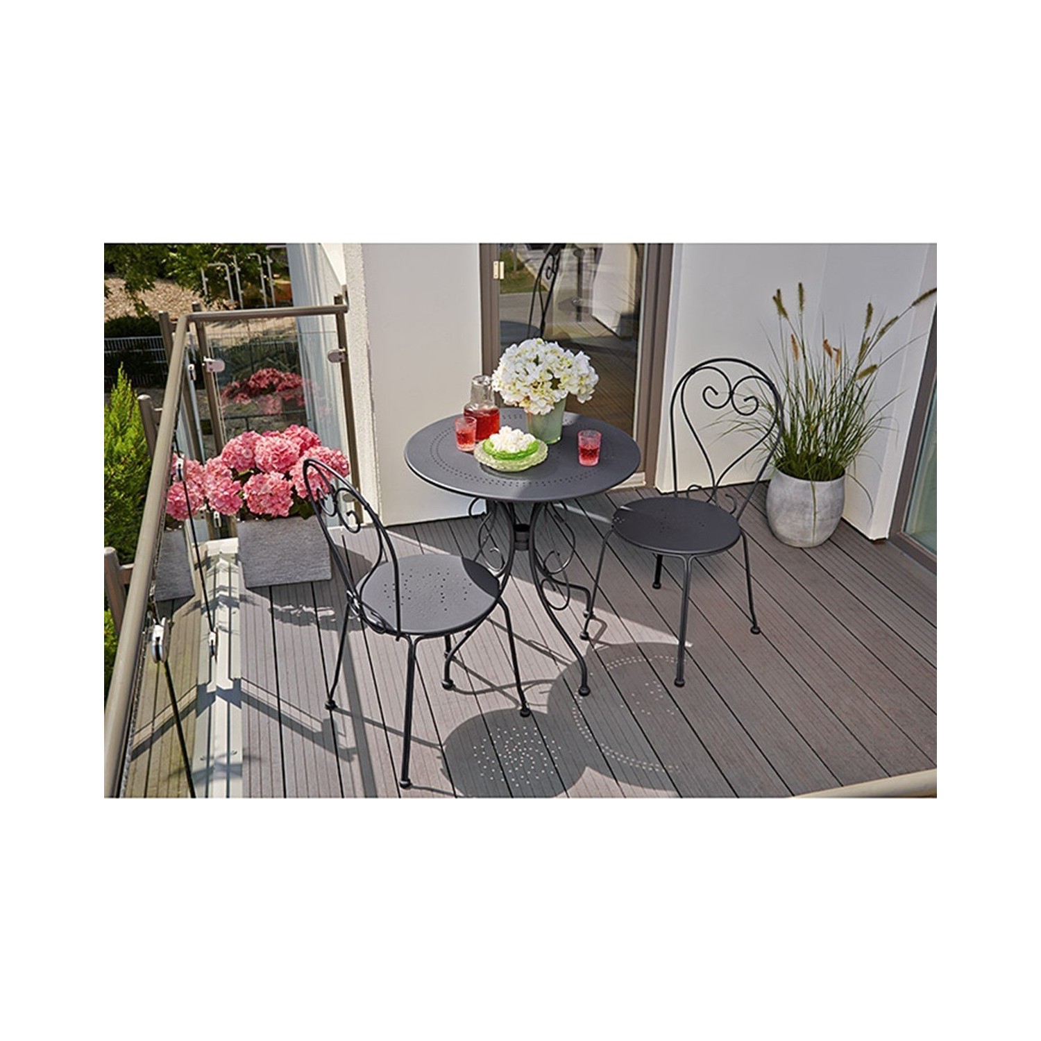 Bidesenal Ferforje Masa Sandalye Takımı Döküm Masa