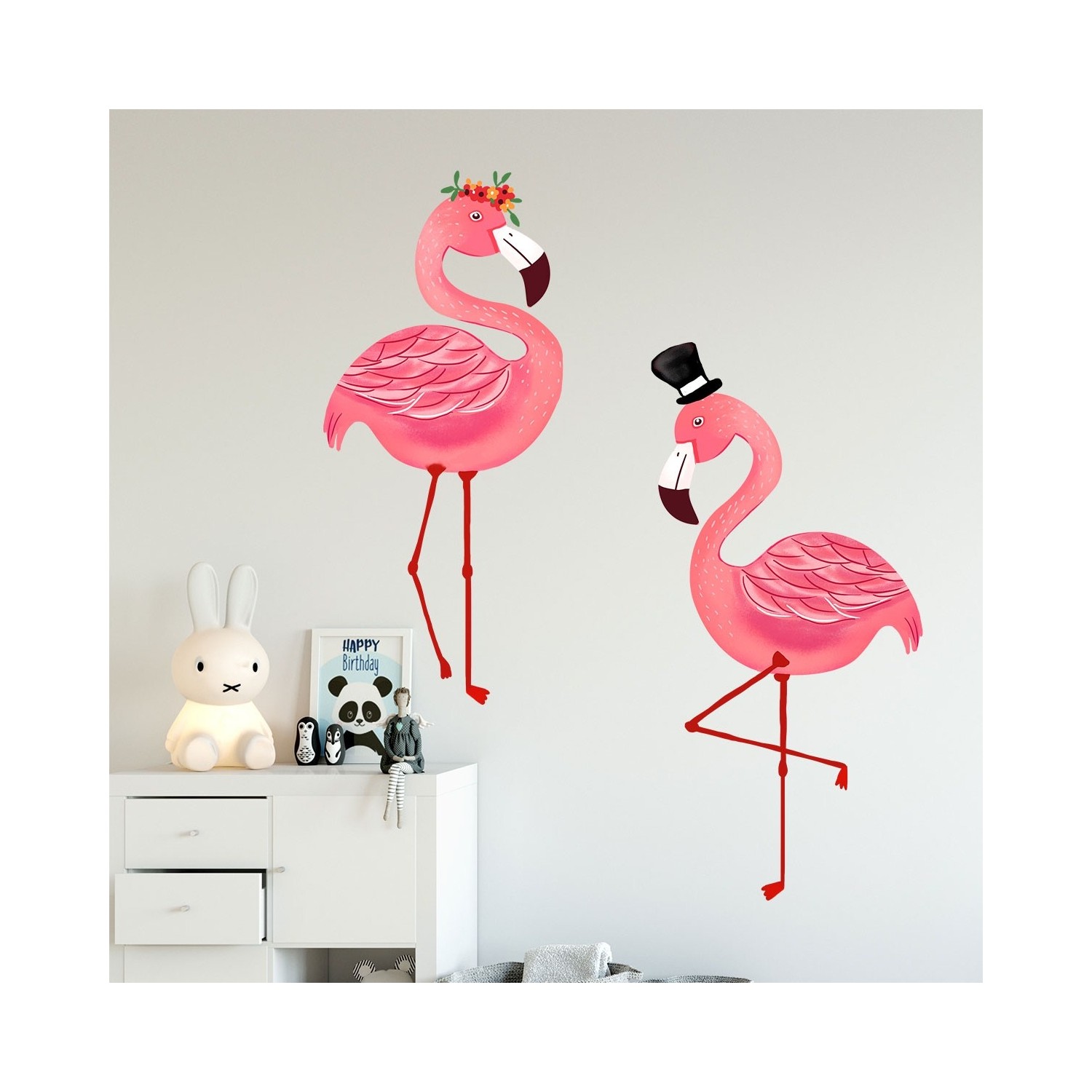 Dekor Loft Flamingo Çocuk Odası Duvar Sticker CS831 Fiyatı