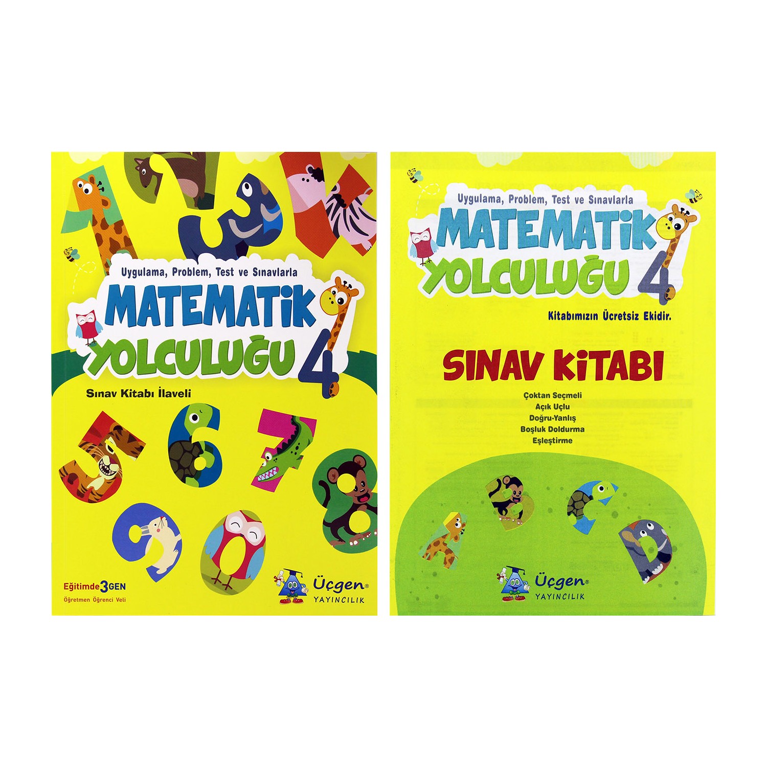 ucgen yayincilik 4 sinif matematik yolculugu kitabi ve fiyati