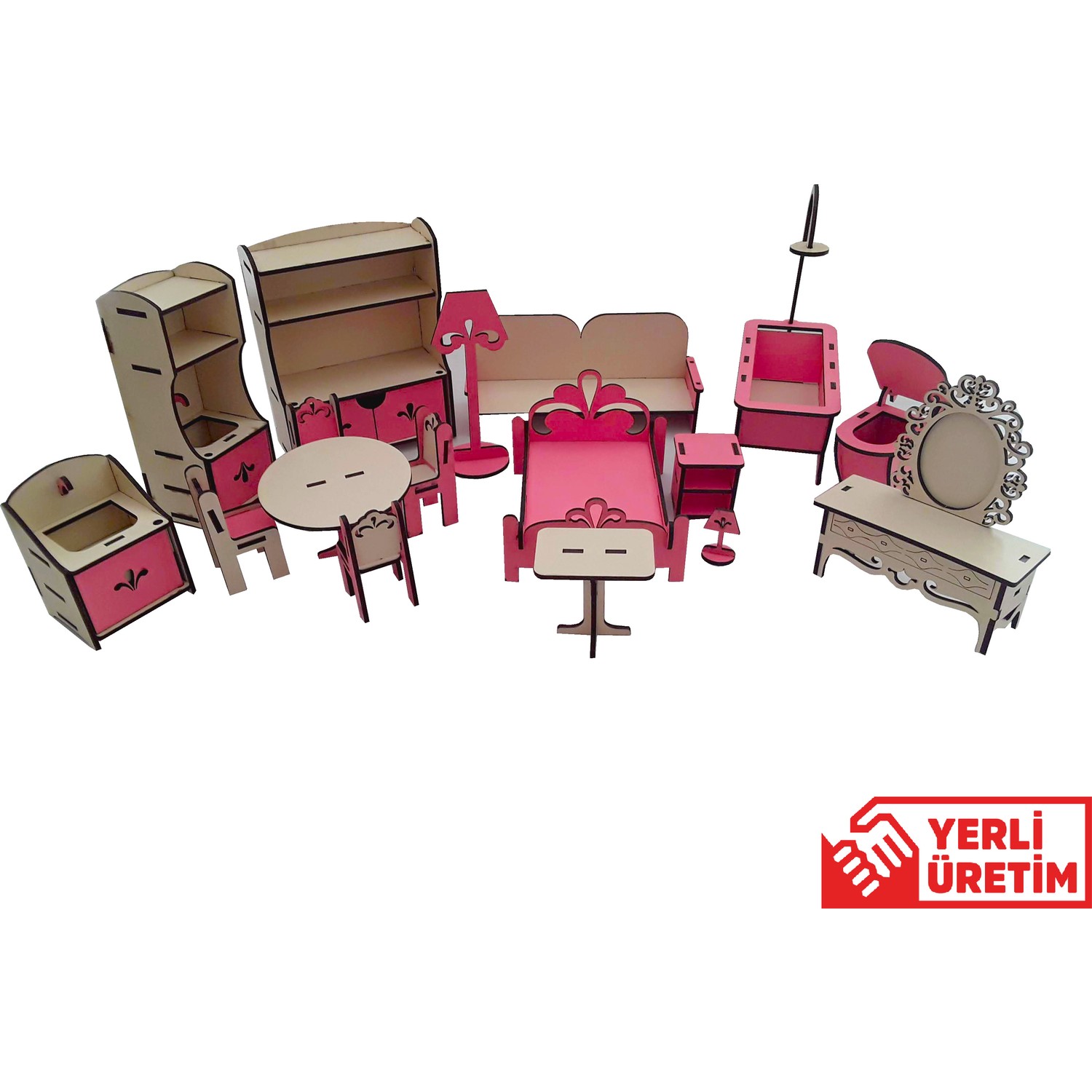 Ahşap Bebek EviMini Mobilyalar Fiyatı Taksit Seçenekleri