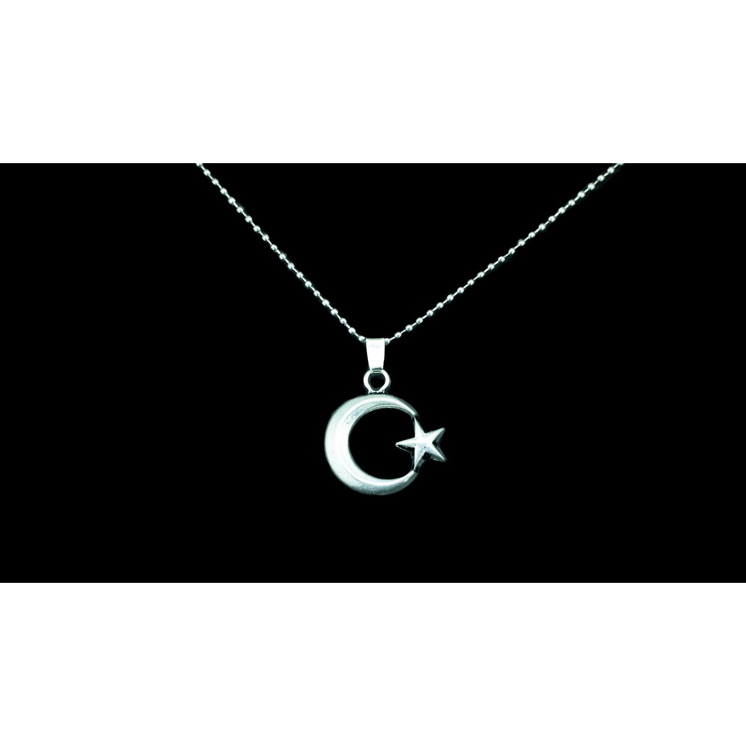 King Accessories Ay Yıldız Türk Bayrağı Gümüş Renk Paslanmaz Fiyatı