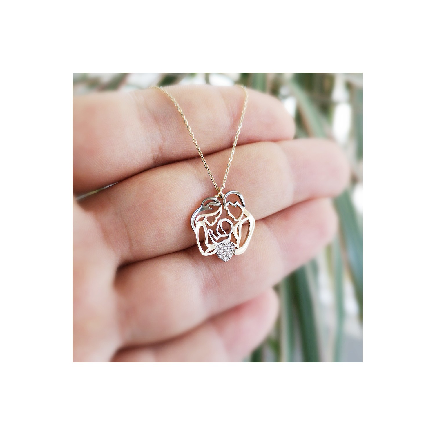 Altınsepeti Altın Anne Baba Bebek Kolye AS1494KL Fiyatı