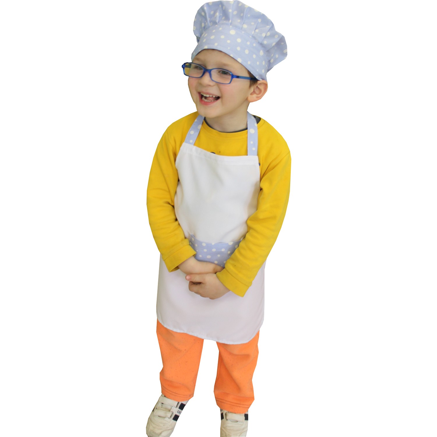 Medusa Forma Çocuk Aşçı Kıyafeti Askılı Önlük Kep Kreş Fiyatı