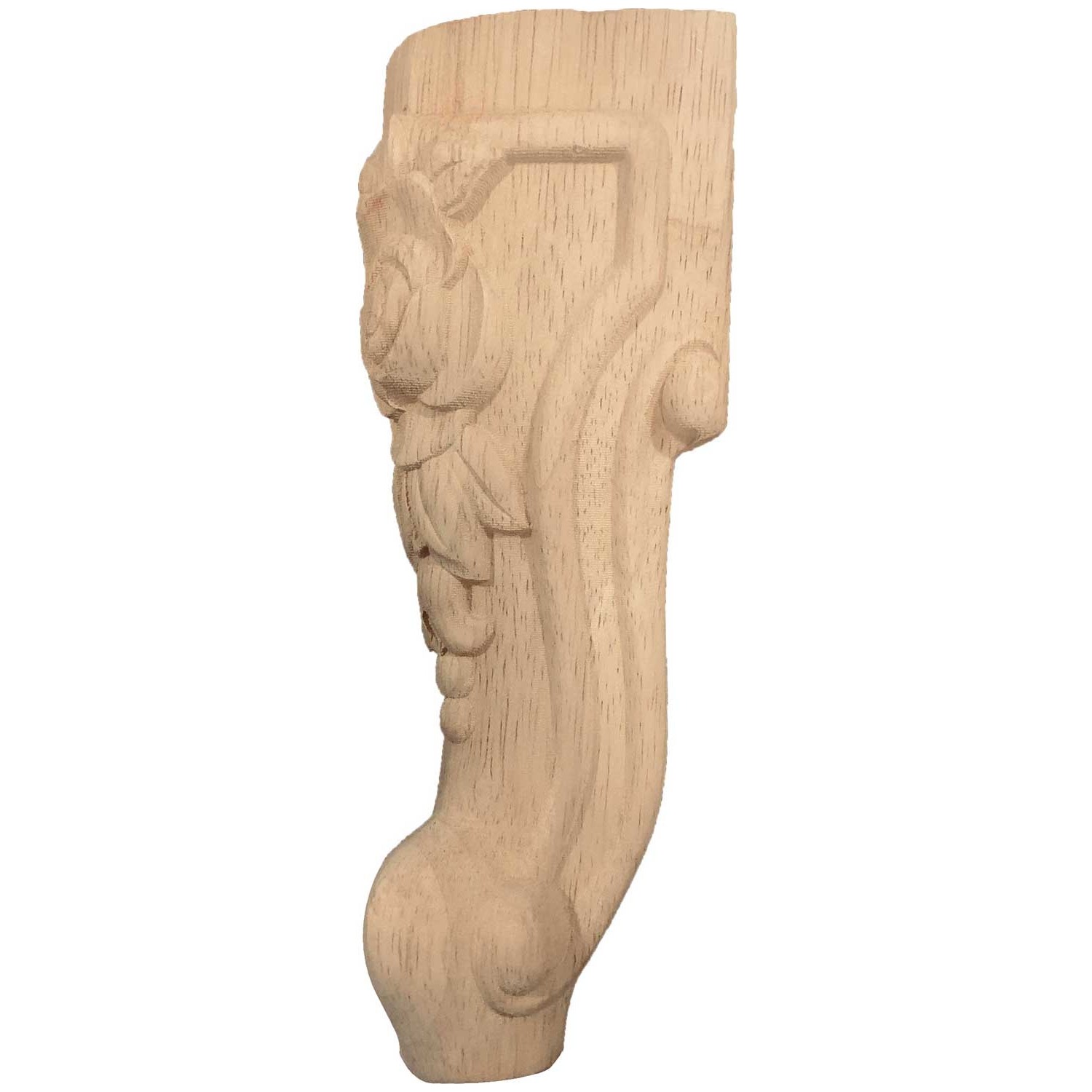 Kök Ahşap Gül Desen Oymalı Koltuk Ayağı 20 cm Fiyatı