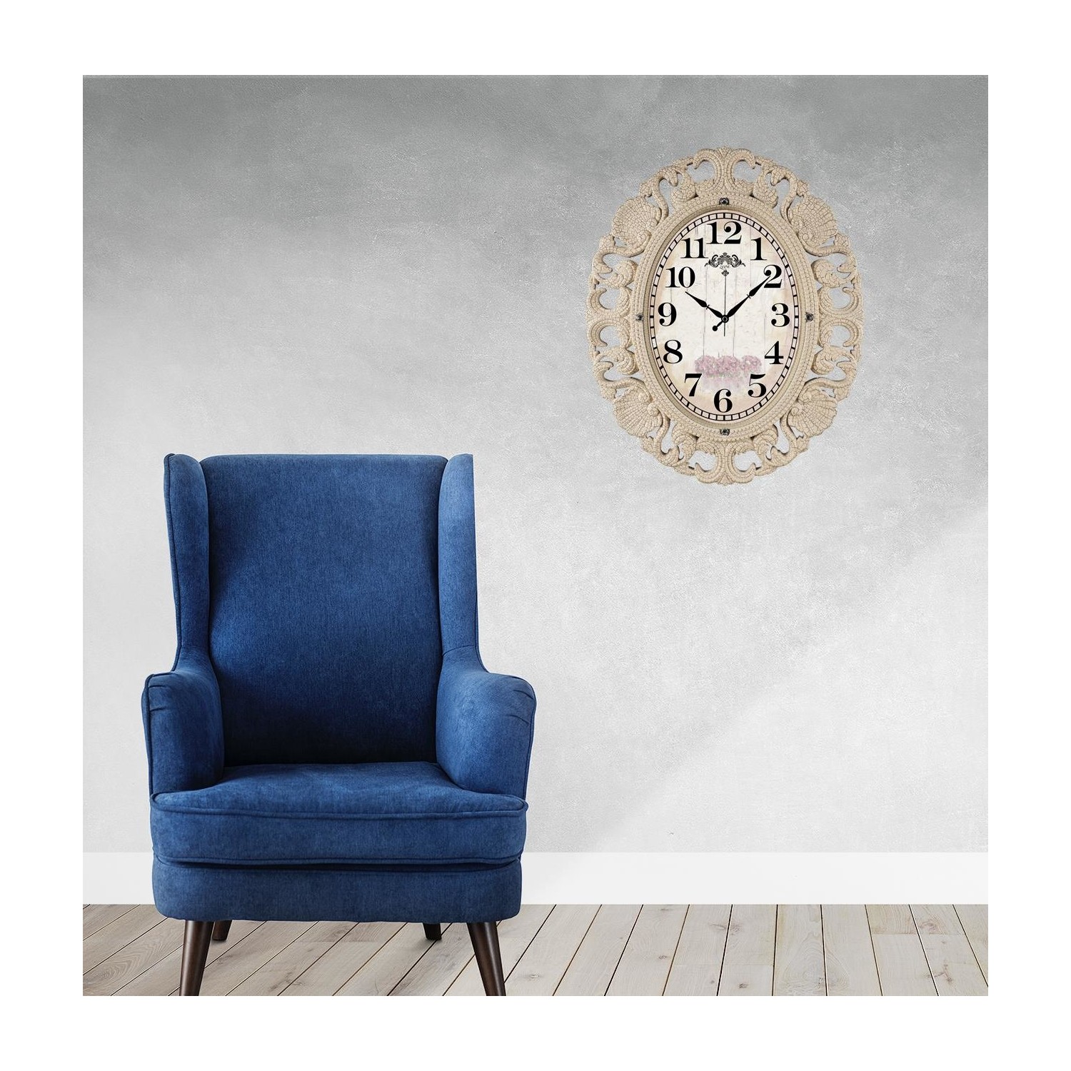 Rikon Büyük Oval Lüx Krem Dekoratif Duvar Saati 63X52 Cm Fiyatı Rikon Büyük Oval Lüx Krem Dekoratif Duvar Saati 63X52 Cm Fiyatı