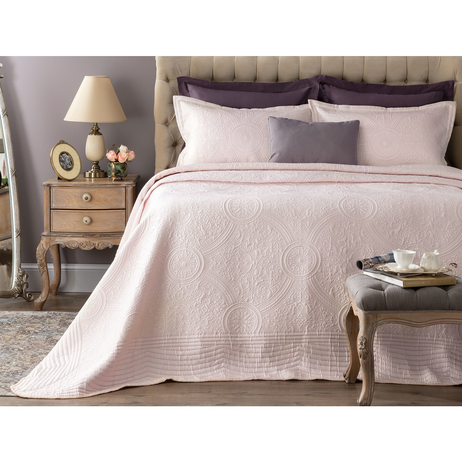 Madame Coco Lucien Starlight King Size Yatak Örtüsü Soft Madame Coco Lucien Starlight King Size Yatak Örtüsü Soft