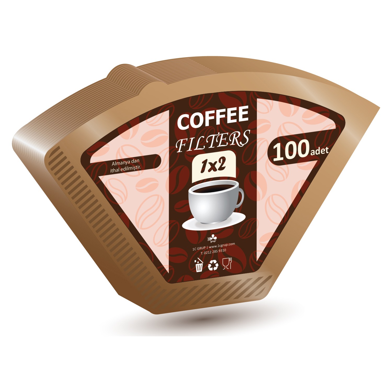 Coffee Filters Kahve Filtre Kağıdı 1 x 4 100�lü Kutusuz Fiyatı