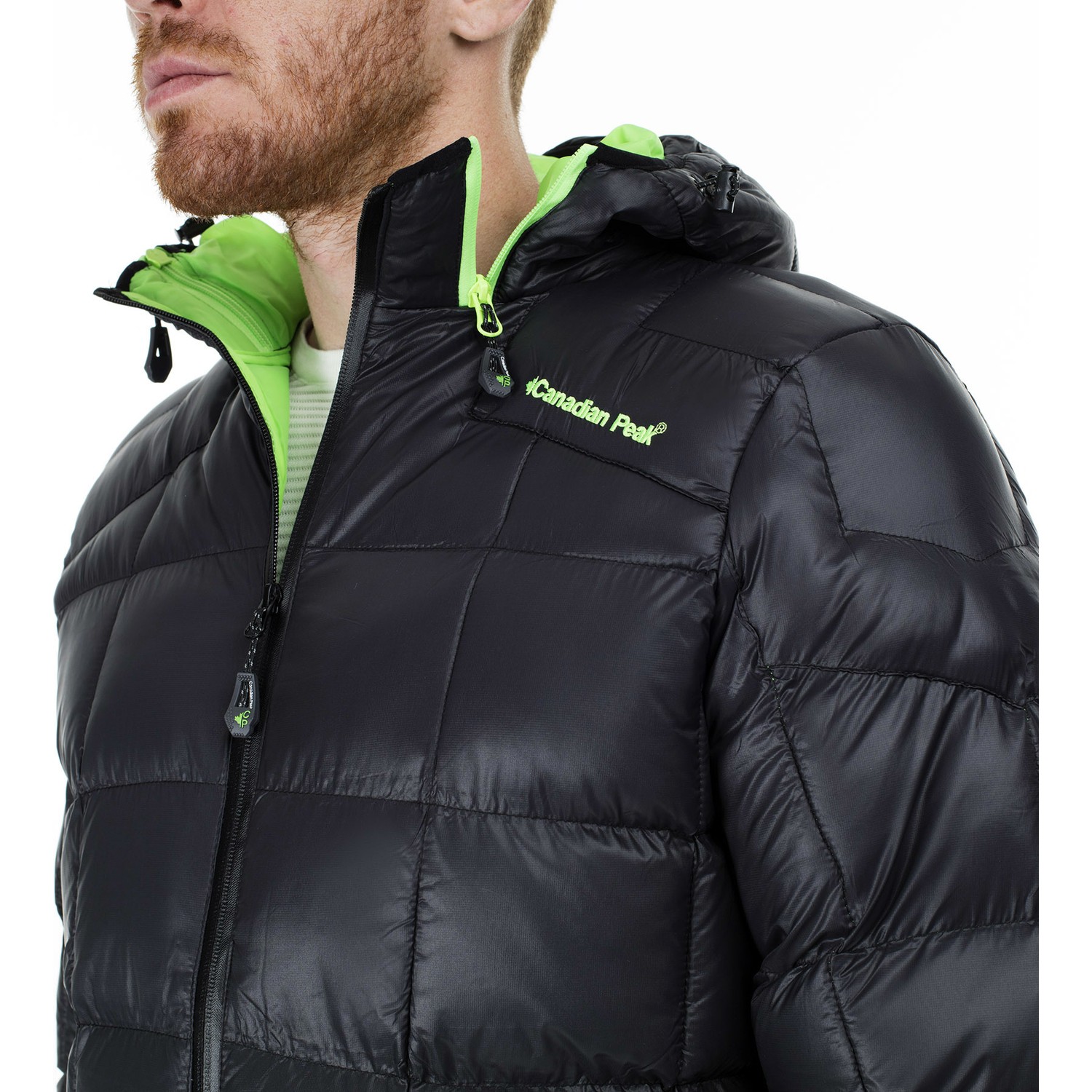 kathmandu jacket with green inside