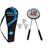 Delta 2 Badminton Raketi 3 Badminton Topu Çantalı Çiftli Set