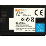 Raypro Canon Için Lp-E6 LP-E6N Batarya Pil