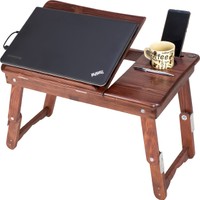 Ahşap Ustası Laptop Masası - Kahverengi