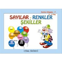 Karton Kitap - 7 - Sayılar-Renkler-Şekiller (2-5 Yaş)-Kolektif