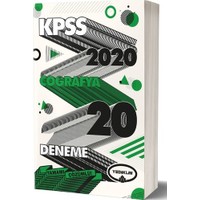 Yediiklim Yayınları 2020 KPSS Genel Kültür Coğrafya Tamamı Çözümlü 20 Deneme