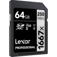 Lexar 64GB 250MB/s SD Hafıza Kartı