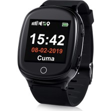 Tsmart S03 GPS Akıllı Yetişkin Saati - Siyah