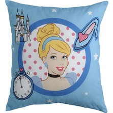 Taç Prensesler Cinderella 40x40 cm Kırlent