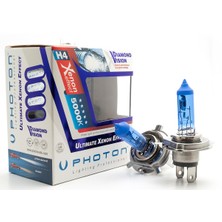 Photon H4 12V 60/55W 5000K Diamond Vision