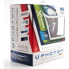 Photon H4 12V 60/55W Xtreme Vision +%100