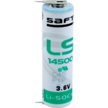 Saft LS14500-2PF 3.6V Aa Lithium Kalem Pil / 2 Ayaklı Pil