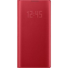 Samsung Galaxy Note 10 Kırmızı LED View Kılıf - EF-NN970PREGTR