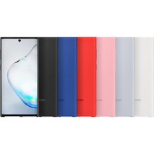 Samsung Galaxy Note 10 Beyaz Silikon Kılıf-(EF-PN970TWEGWW)
