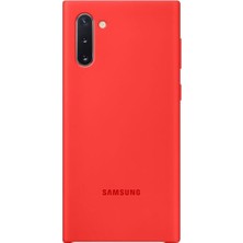 Samsung Galaxy Note 10 Kırmızı Silikon Kılıf-(EF-PN970TREGWW)