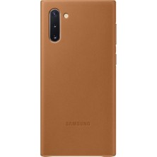 Samsung Galaxy Note 10 Kahverengi Deri Kılıf-(EF-VN970LAEGWW)