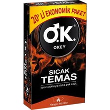 Okey Prezervatif Sıcak Temas 20'li ( 10 x 2 )