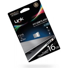 LinkTech Fit Premium 16GB Metal 25MB/s USB Flash Bellek