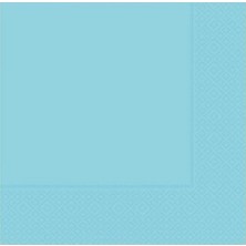 Kikajoy Açık Mavi Kağıt Peçete 33 x 33 cm 20'li